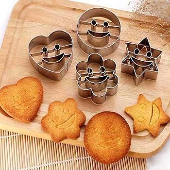 Cookie cutters and cookies